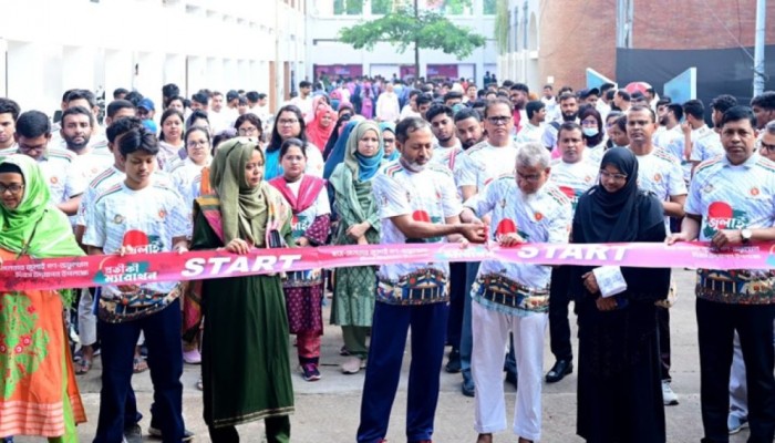 জুলাই গণঅভ্যুত্থান উদযাপনে রাজশাহীতে প্রতীকী ম্যারাথন