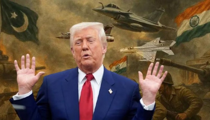 ভারত-পাকিস্তান সংঘাতে ৫টি যুদ্ধবিমান ভূপাতিত হয়েছিল: ট্রাম্প
