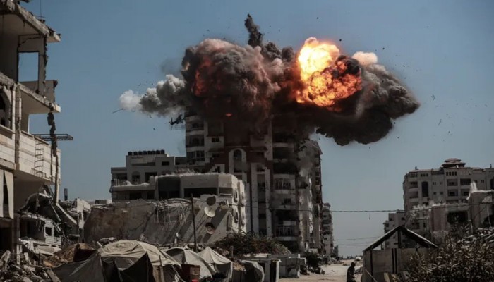 ইসরায়েলের হামলায় গাজায় নিহত ৫৩, ধ্বংস বহু ভবন