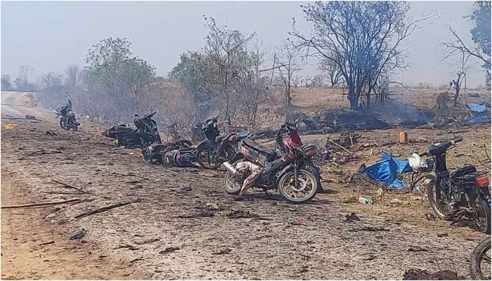 মিয়ানমারে বৌদ্ধদের উৎসবে জান্তার বোমা হামলা, নিহত ৪০