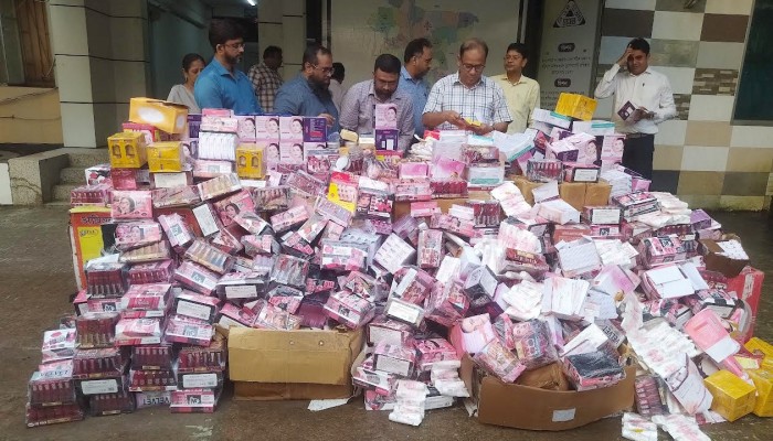 রাজধানীতে বিএসটিআই অভিযানে এক কোটি টাকার ভেজাল কসমেটিকস জব্দ