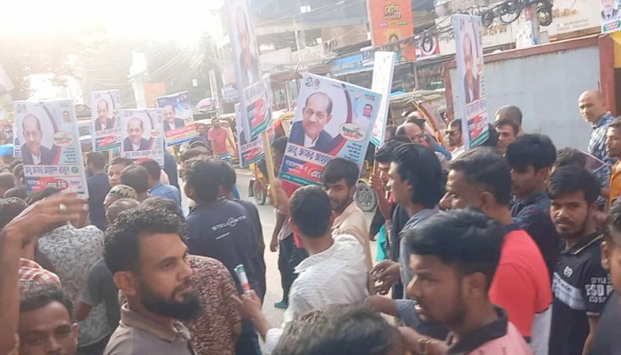 বিএনপি প্রার্থীর মিছিল থেকে হামলা, ২ যানজট কর্মী আহত