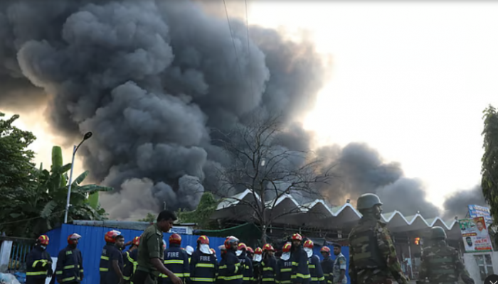 শাহজালাল বিমানবন্দরের কার্গো ভিলেজে আগুন