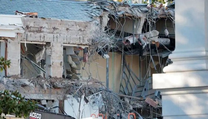 ট্রাম্পের জন্য ভাঙা হয়েছে হোয়াইট হাউসের একাংশ