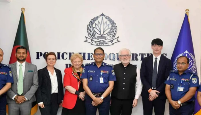 আইজিপির সঙ্গে আয়ারল্যান্ড ও ইইউ প্রতিনিধিদলের সাক্ষাৎ