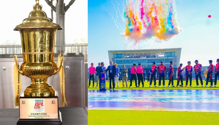 দুবাই থেকে আসছে সাড়ে ৩০ লাখ টাকার বিপিএল ট্রফি