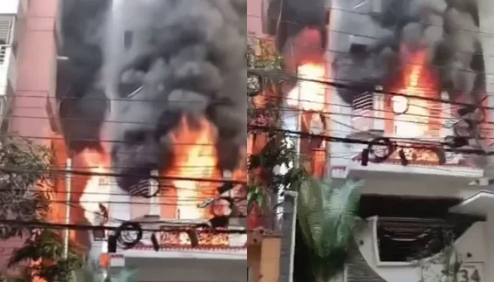 উত্তরায় ৭ তলা ভবনে আগুন, একই পরিবারের ৩ জনসহ নিহত ৬