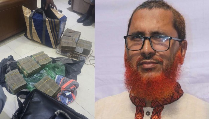 ৫০ নয়, ৭৪ লাখ টাকা মিলেছে ঠাকুরগাঁও জামায়াত আমিরের লাগেজে