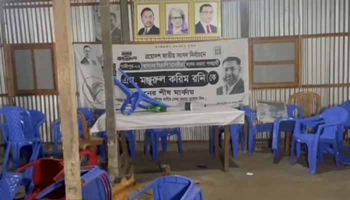 ‘দলীয় কার্যালয়ের’ দখল নিয়ে বিএনপির দুই পক্ষের সংঘর্ষ