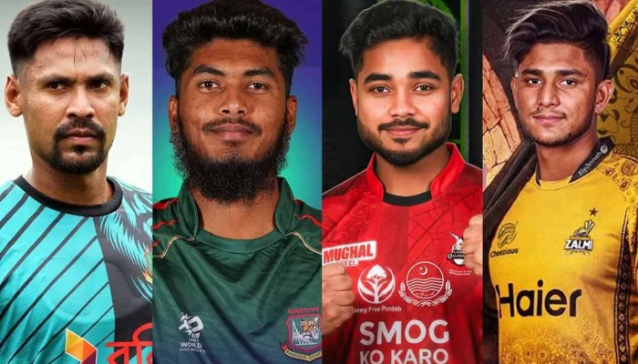 পিএসএলে খেলার ছাড়পত্র পেলেন মুস্তাফিজ-শরিফুলরা