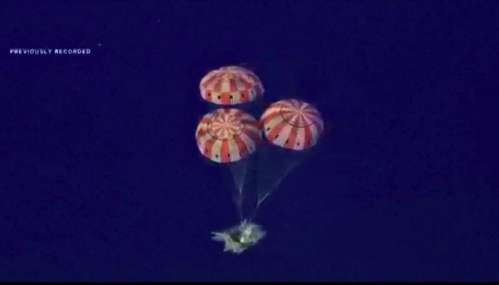 চন্দ্রাভিযান শেষে পৃথিবীতে ফিরল আর্টেমিস-২