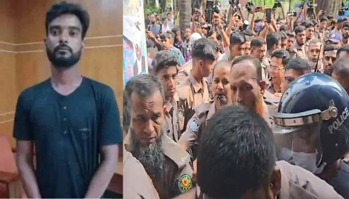 পল্লবীতে রামিসা হত্যা মামলার রায় শোনাতে আসামিরা আদালতে