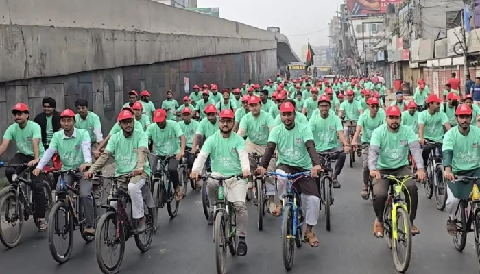 বিশ্ব মাদকবিরোধী দিবস: টঙ্গীতে ছাত্রশিবিরের সাইকেল র‍্যালি