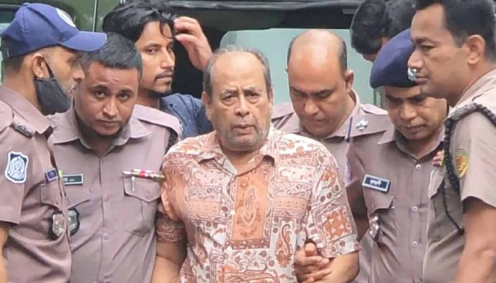 মানবতাবিরোধী অপরাধের মামলায় ট্রাইব্যুনালে হাজির মোজাফফর হোসেন