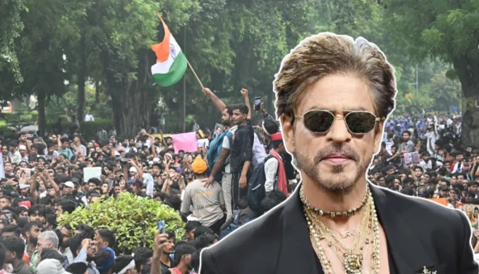 শিক্ষার্থীদের আন্দোলনের পাশে পাওয়া গেল না শাহরুখ খানকে