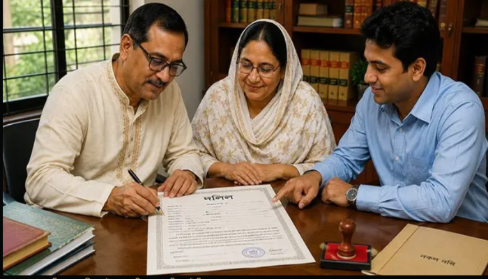 সন্তানকে সম্পত্তি দান করলেও আজীবন ভোগ করতে পারবেন পিতা-মাতা