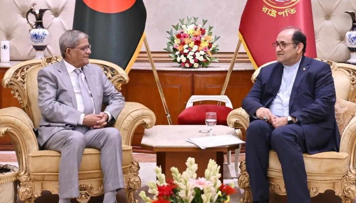 রাষ্ট্রপতির সঙ্গে ইরানের রাষ্ট্রদূতের সাক্ষাৎ