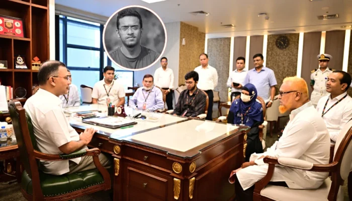 প্রধানমন্ত্রীর সঙ্গে সাক্ষাৎ করলেন আবরার ফাহাদের পরিবারের সদস্যরা